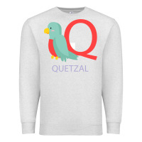 Oatmeal Heather Cute Quetzal Kid's Premium Sweatshirt - artisFamous