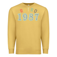 Antique Gold Retro 1987 Premium Sweatshirt - artisFamous