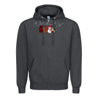 Smoke Christmas let it snow Zipper Hoodie - JahusDesignShop