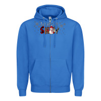 True Royal Christmas let it snow Zipper Hoodie - JahusDesignShop