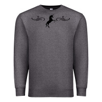 Charcoal Heather unicorn Premium Sweatshirt - artisFamous