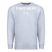 Heather Grey vagitarian Premium Sweatshirt - artisFamous