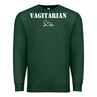 Sports Green vagitarian Premium Sweatshirt - artisFamous