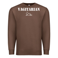 Chestnut vagitarian Premium Sweatshirt - artisFamous