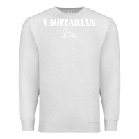 Oatmeal Heather vagitarian Premium Sweatshirt - artisFamous