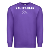 Purple vagitarian Premium Sweatshirt - artisFamous