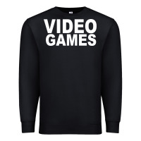Black video games Premium Sweatshirt - artisFamous