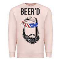 Pale Pink beer'd funny Premium Sweatshirt - artisFamous