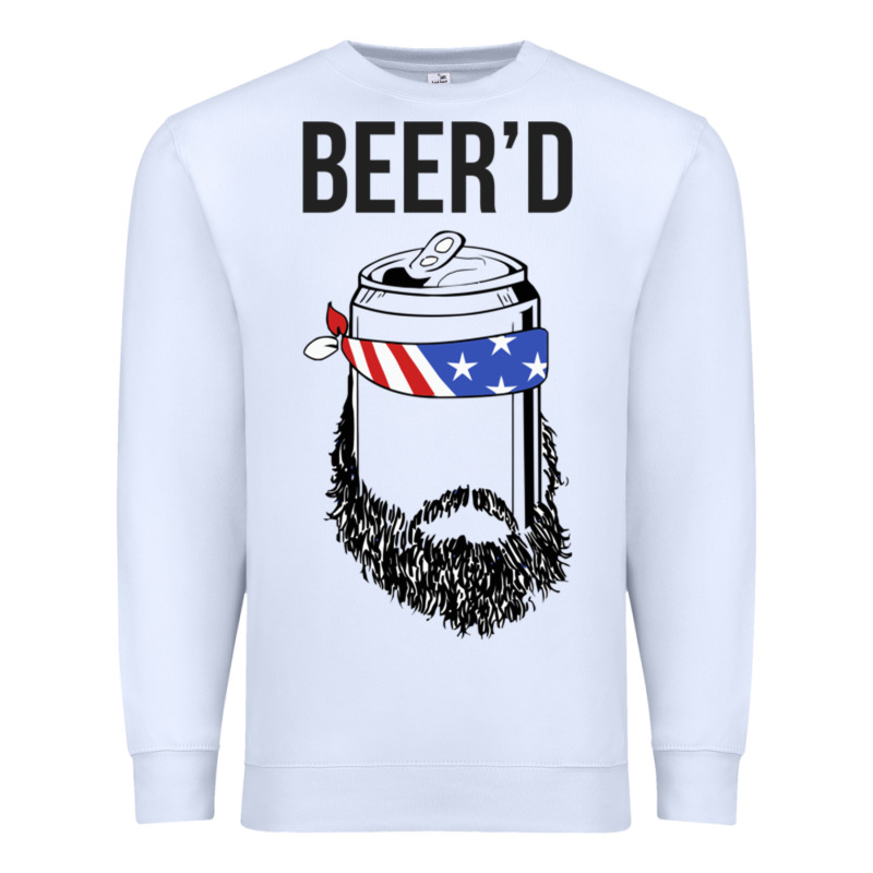 Beer'd Funny Premium Sweatshirt by artisFamous | Teevron