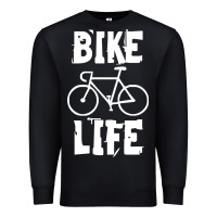 Black bike life Premium Sweatshirt - artisFamous