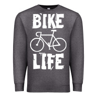 Charcoal Heather bike life Premium Sweatshirt - artisFamous