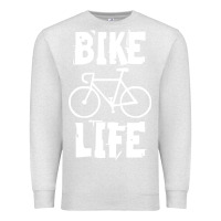 Oatmeal Heather bike life Premium Sweatshirt - artisFamous