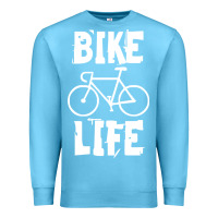 Ocean Blue bike life Premium Sweatshirt - artisFamous
