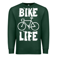 Sports Green bike life Premium Sweatshirt - artisFamous
