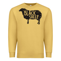 Antique Gold black sheep silhouette Premium Sweatshirt - artisFamous