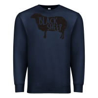 Navy black sheep silhouette Premium Sweatshirt - artisFamous