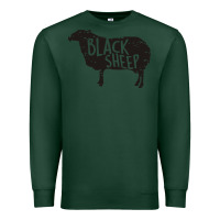 Sports Green black sheep silhouette Premium Sweatshirt - artisFamous
