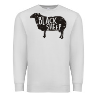 Dove Grey black sheep silhouette Premium Sweatshirt - artisFamous