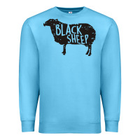 Ocean Blue black sheep silhouette Premium Sweatshirt - artisFamous