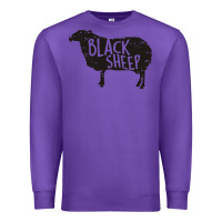Purple black sheep silhouette Premium Sweatshirt - artisFamous