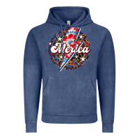 Vintage Denim Western Merica Patriotic 4th of July Vintage Hoodie - LillyAllenDesigns