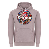 Vintage Zinc Western Merica Patriotic 4th of July Vintage Hoodie - LillyAllenDesigns