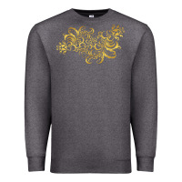 Charcoal Heather Gold2 Premium Sweatshirt - artisFamous