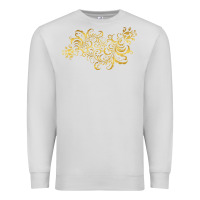 Dove Grey Gold2 Premium Sweatshirt - artisFamous