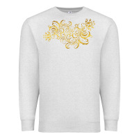 Oatmeal Heather Gold2 Premium Sweatshirt - artisFamous