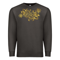 Smoke Gold2 Premium Sweatshirt - artisFamous