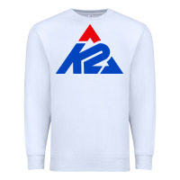White new k2 ski snowboarding Premium Sweatshirt - artisFamous