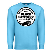 Ocean Blue oakland california 1966 black panther party Premium Sweatshirt - artisFamous