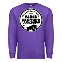 Purple oakland california 1966 black panther party Premium Sweatshirt - artisFamous