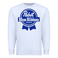 White pabst blue ribbon Premium Sweatshirt - artisFamous