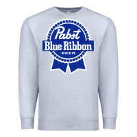 Heather Grey pabst blue ribbon Premium Sweatshirt - artisFamous