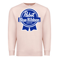 Pale Pink pabst blue ribbon Premium Sweatshirt - artisFamous