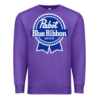 Purple pabst blue ribbon Premium Sweatshirt - artisFamous