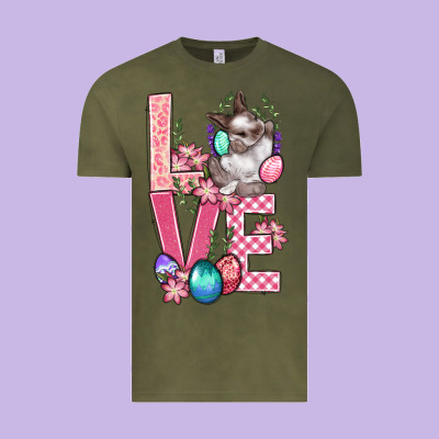 Love Easter Vintage Tee Designed By Bundleandbundleshop
