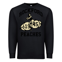 Black rockford peaches Premium Sweatshirt - artisFamous