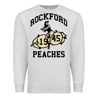 Dove Grey rockford peaches Premium Sweatshirt - artisFamous