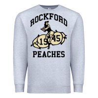 Heather Grey rockford peaches Premium Sweatshirt - artisFamous