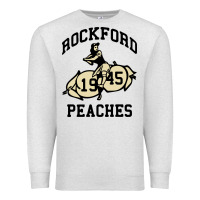 Oatmeal Heather rockford peaches Premium Sweatshirt - artisFamous