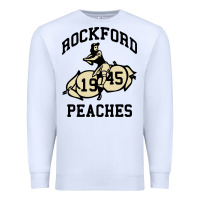 White rockford peaches Premium Sweatshirt - artisFamous