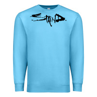 Ocean Blue staind Premium Sweatshirt - artisFamous
