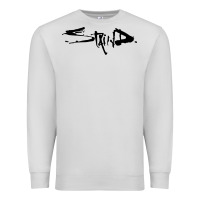 Dove Grey staind Premium Sweatshirt - artisFamous