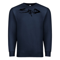 Navy staind Premium Sweatshirt - artisFamous