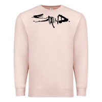 Pale Pink staind Premium Sweatshirt - artisFamous