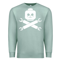 Seafoam block face pirate Premium Sweatshirt - artisFamous