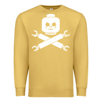 Antique Gold block face pirate Premium Sweatshirt - artisFamous