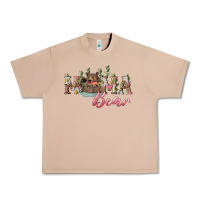 Burro Mama bear with daisy Urban Heavy Tee - RanaPortraitStore